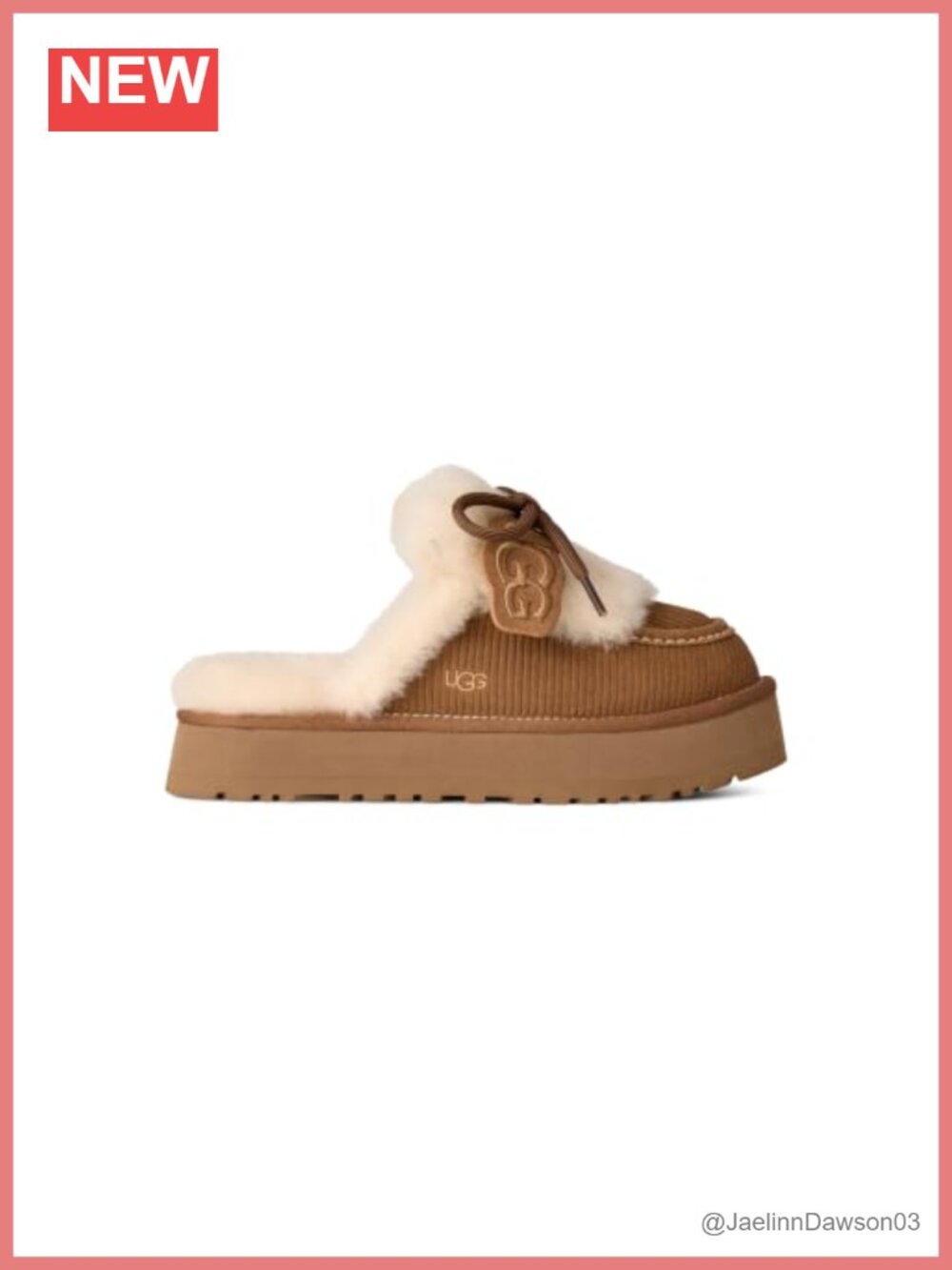 UGG Disquette Heritage Suede Sheepskin Slipper Bootie